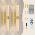 camuucci Battery Operated Gold Wall Sconces - Image 5