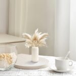 White Ceramic Vase for Flowers - Image 2