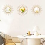 3 Pack Metal Mirrors for Wall - Image 4