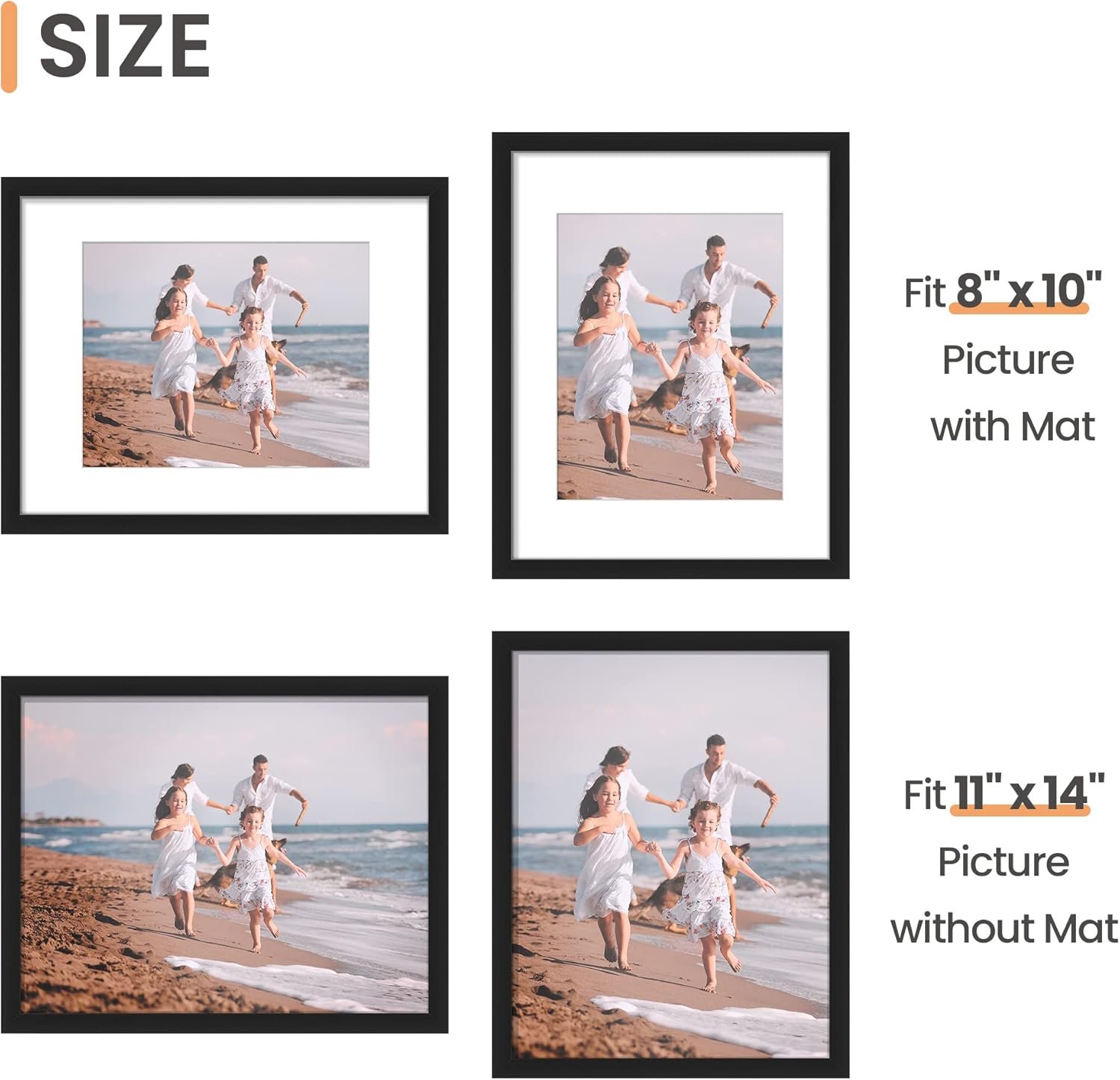71g4JCTkxVL._AC_SL1500_ upsimples 11x14 Picture Frame Set of 5 - Image 7
