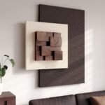 3D Wood Textured Large Neutral Abstract Wall Art - Image 6