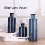 Blue Ceramic Vase Set - Image 4