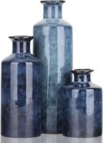 Blue Ceramic Vase Set