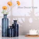 Blue Ceramic Vase Set - Image 3