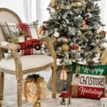 AVOIN colorlife Merry Christmas Tree Snowman Truck Throw Pillow Covers - Image 4