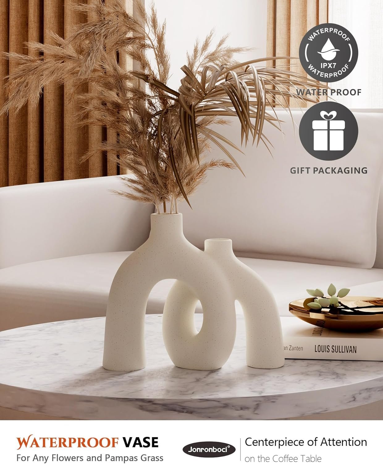 81fY1Av6QOL._AC_SL1500_ Hug Donut Decorative Vase Set - Image 4